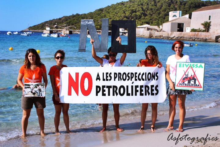 NO! To oil drilling in Ibiza! NO! To oil drilling in Ibiza!