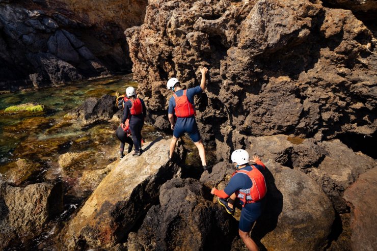 coasteering ibiza dalla pagina del cliente