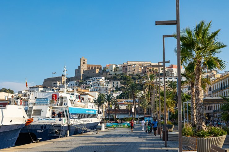 Ibiza Town port - from Ibiza Town resort page
