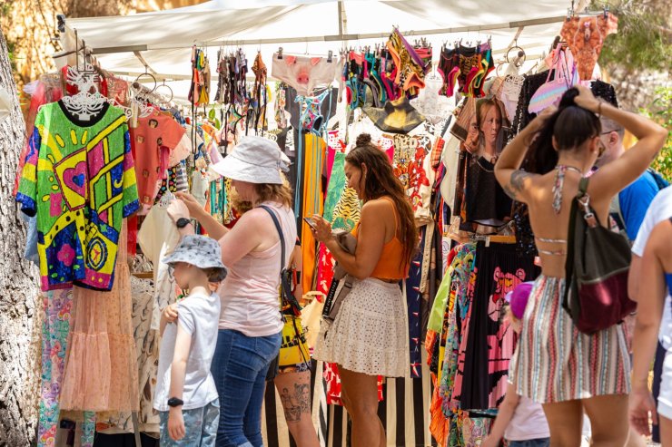 Punta Arabi Markt von der Kundenseite