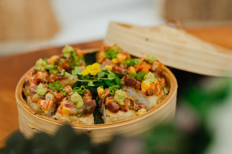 Nikki beach - sushi pizzetta
