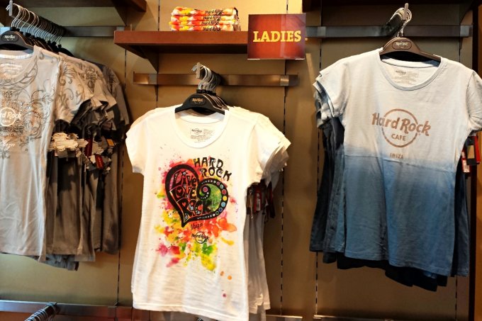 Hard Rock Cafe, Ibiza -  on site shop