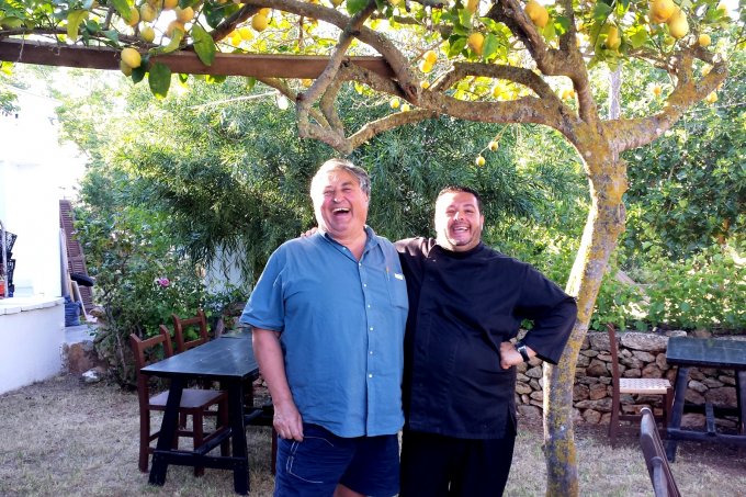 Sa Cornucopia Restaurant, Santa Gertrudis, Ibiza - Sa Cornucopia Restaurant, Santa Gertrudis, Ibiza - Paul and Oscar