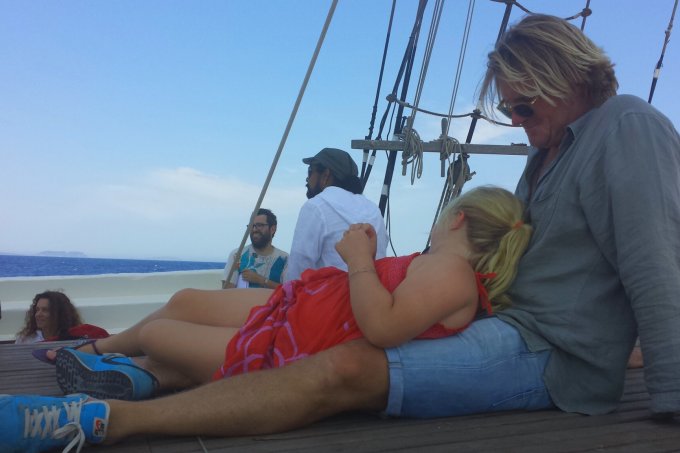 The arrival of The Rainbow Warrior by Jane C