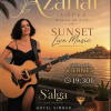 Música en vivo al atardecer en el Hotel Simbad.