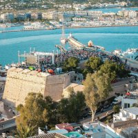 Baluarte Santa Lucía, Dalt Vila