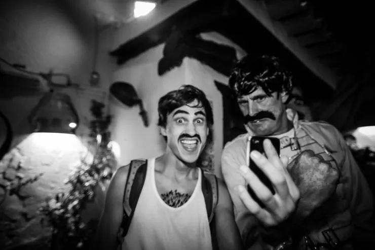 Moustaches, check!