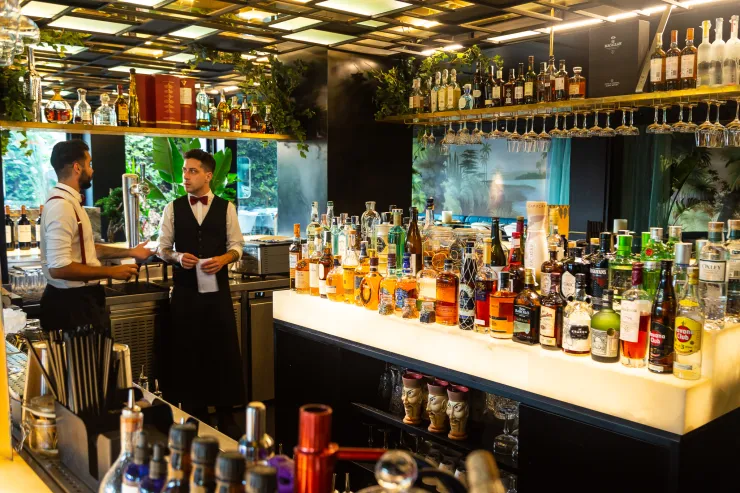 Cocktail bar at Zela, Ibiza