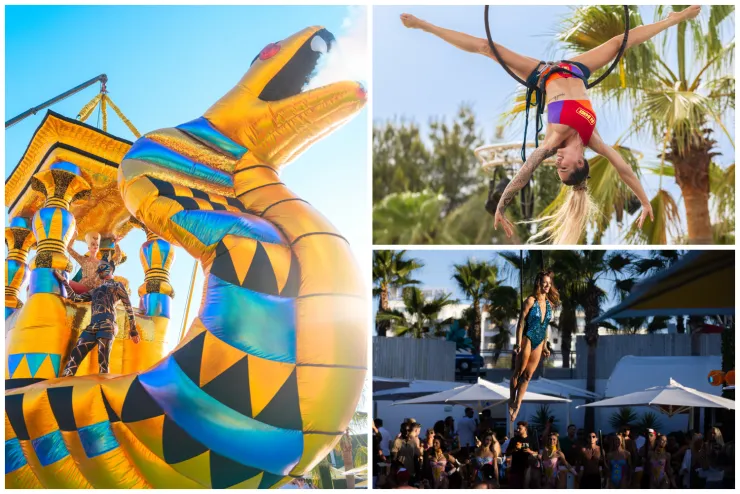 Images supplied by Maria Andreu (O Beach Creative Marketing Manager) summer 2023 O Beach Ibiza