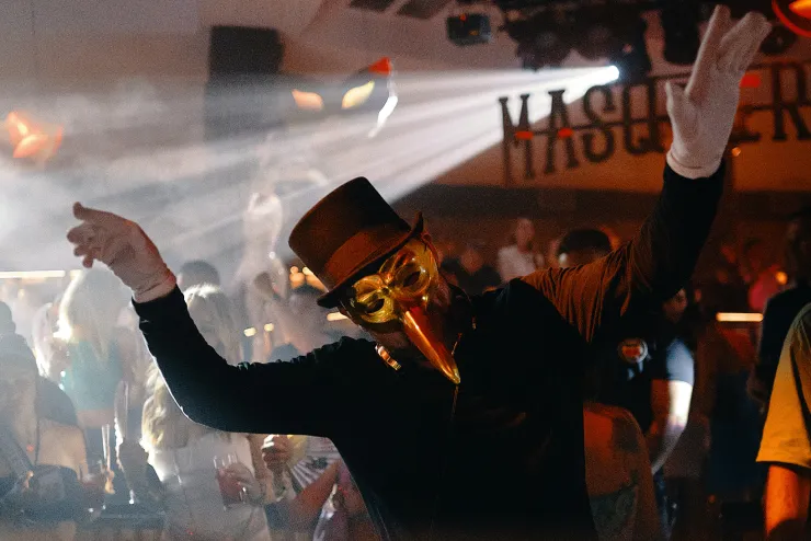 Image by Raul Sanchez, supplied by Paloma (Pacha Press) June 2022 Claptone | The Masquerade | Pacha Ibiza | by Raul Sanchez