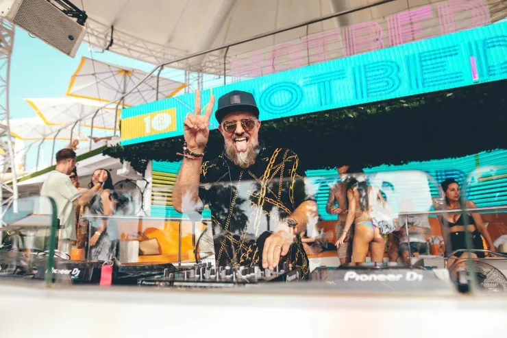 Image taken from HotBed's facebook page, posted July 2022 HotBed | O Beach Ibiza