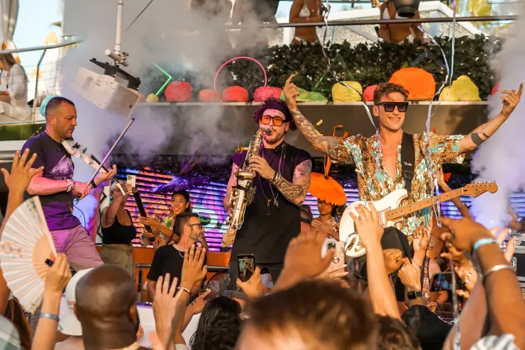 Image taken from House Event's facebook page, posted September 2022 House In Paradise | O Beach Ibiza