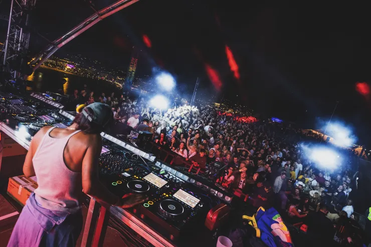 Image taken by La Skimal, supplied by Nick Mizzi (Defected Marketing) May 2022 Defected Festival | Dalt Vila by La Skimal