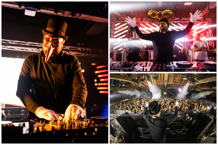 Images supplied by Jess Bollands (Listen Up PR) Claptone | The Masquerade Halloween Ball | Tobacco Dock | 2022