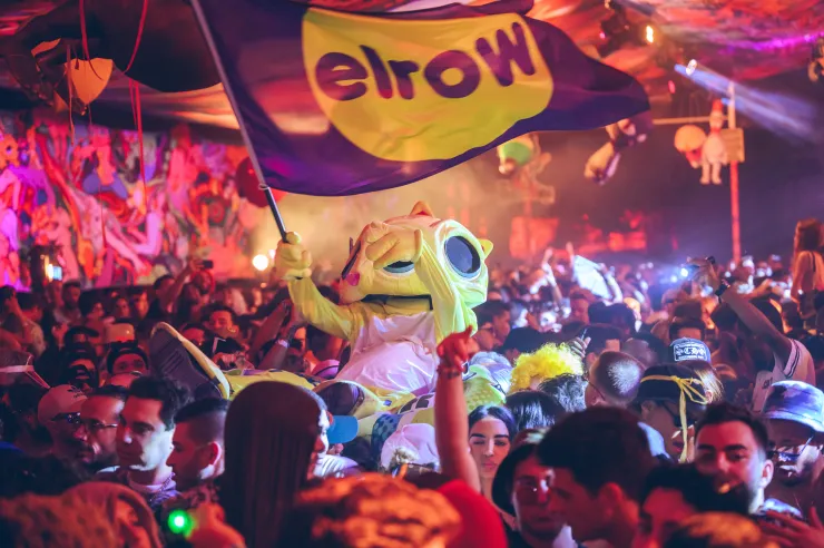 Image taken and supplied by Toni Villens (elrow) elrow Delusionville | Factory Town | Miami Art Basel by Toni Villens