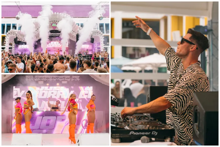 Images supplied by Daniel McMillan (Marketing Assistant) summer 2023 Joel Corry Pool Party | Ibiza Rocks