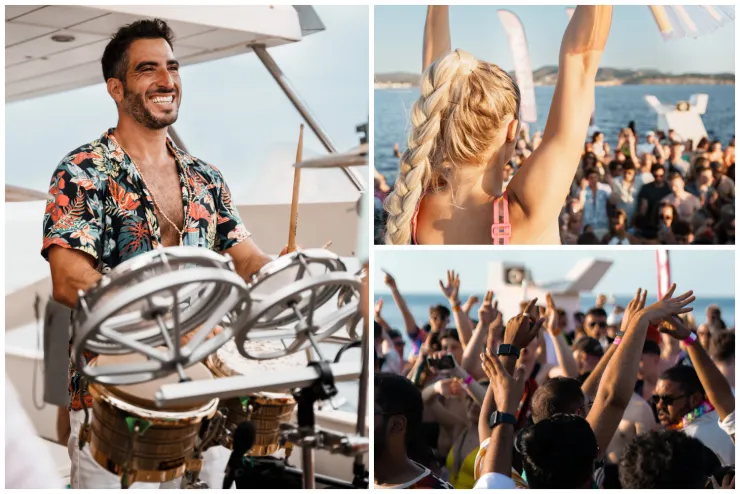Images supplied by Lucy Base (Pukka Up) August 2023 Pukka Up Boat Party | San Antonio Boat Parties