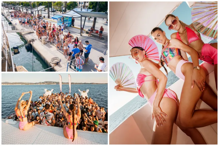 Images supplied by Lucy Base (Pukka Up) August 2023 Pukka Up Boat Party | San Antonio Boat Parties