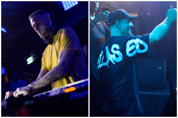 Immagini fornite da Adam Wilson (TNL Press) maggio 2023 Adam Beyer & Paco Osuna | Hï Ibiza