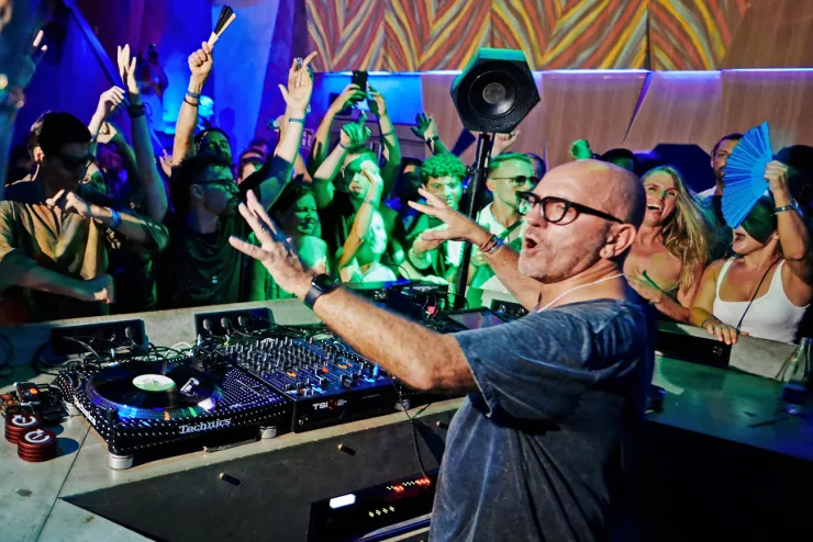 Image taken by PHRANK, supplied by Maurizio Schmidt summer 2023 Sven Väth by PHRANK