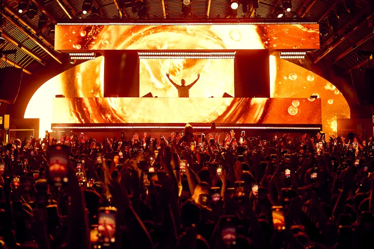 Image downloaded from Ushuaïa's facebook page, posted June 2024 Calvin Harris | Ushuaïa