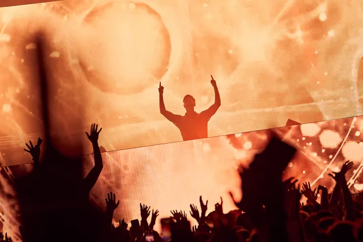 Bild bereitgestellt von Pat Quinteiro (TNL-Presseleiter), Juni 2024 Calvin Harris | Ushuaïa